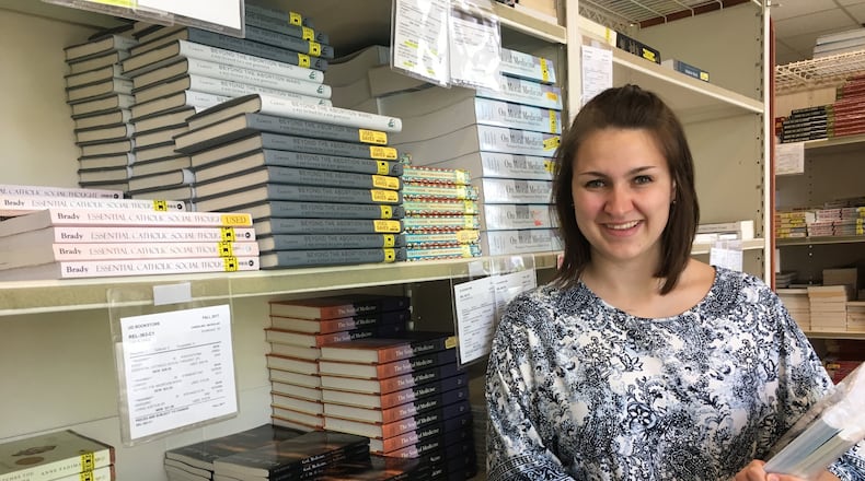 Maria Loyd was one of the first students to transfer to the University of Dayton from Sinclair Community College through a partnership called the UD-Sinclair Academy. Loyd graduated with a teaching degree from UD.