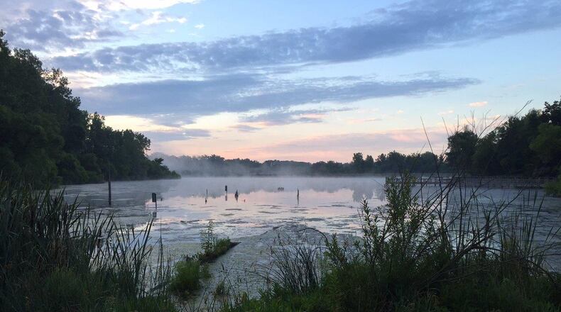 Dan Seger of Huber Heights took this photo taken at 6:30 a.m. July 23, 2020 at Carriage Hill MetroPark from the boardwalk at the west end of the lake.