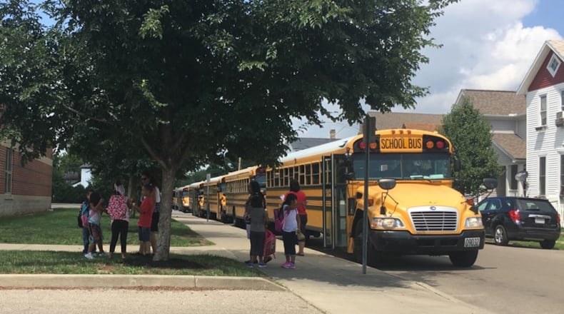 Dayton Public Schools had a driver shortage last year. The district spread out its school start times, so they could cover the same schools with fewer drivers.