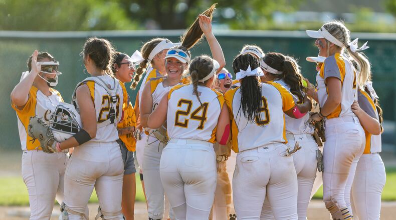 Kenton Ridge defeated Granville 6-2 in a Division II regional championship game at Wright State University on Friday, May 24, 2024. Michael Cooper/CONTRIBUTED