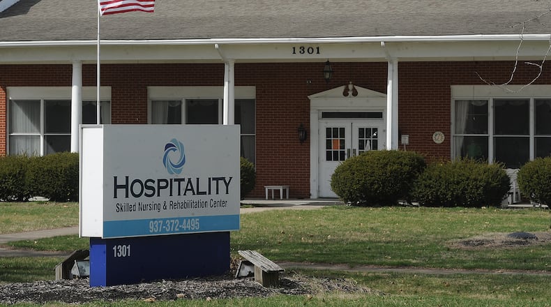 Hospitality Skilled Nursing & Rehabilitation Center in Xenia is being investigated by the Ohio Department of Health after a video circulated online of a room filled with bugs. MARSHALL GORBY\STAFF