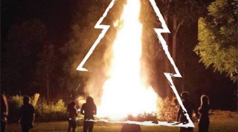 The Great Christmas Tree Bon Fire will be held on Saturday, Jan. 6, 2018 at Adventures on the Great Miami in Tipp City. PHOTO / Adventures on the Great Miami Facebook