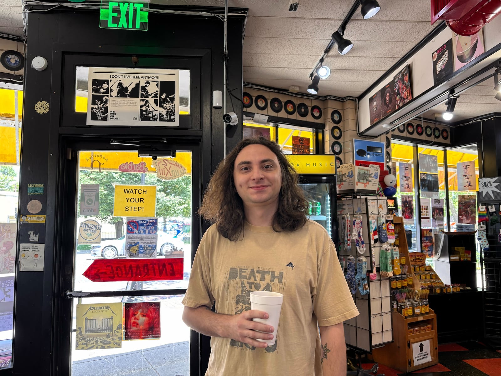 Jack Radachi, manager of Omega Music. Sarah Cavender/Staff Photo
