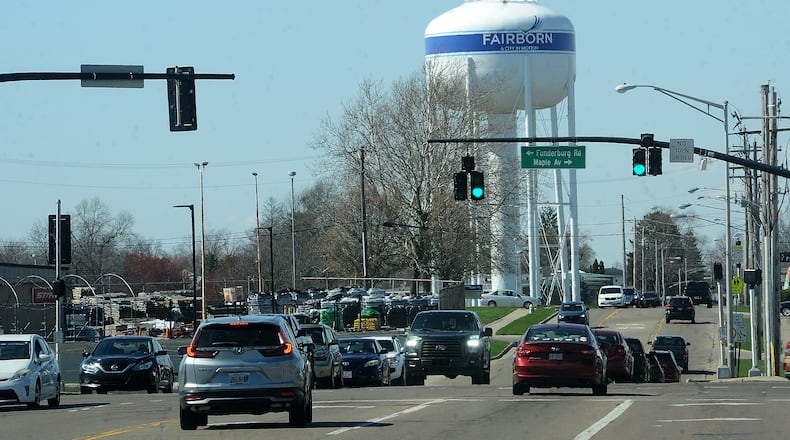 South side of Fairborn, Dayton Yellow Springs Road, 2024. MARSHALL GORBY\STAFF