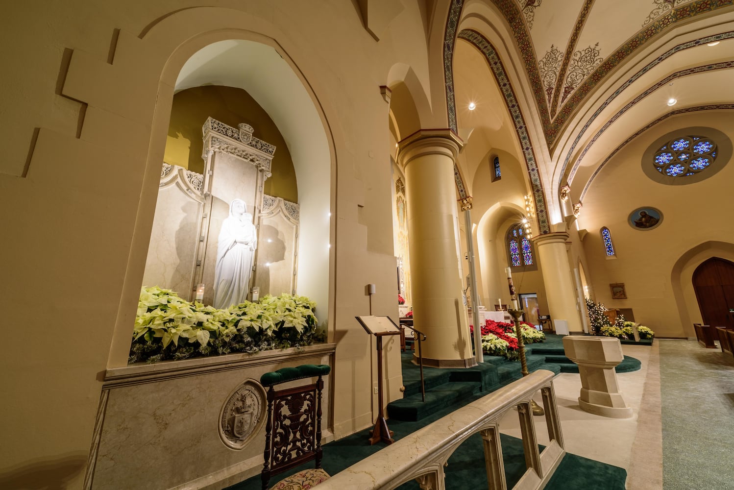 PHOTOS: A look inside Holy Angels Catholic Church decorated for Christmas