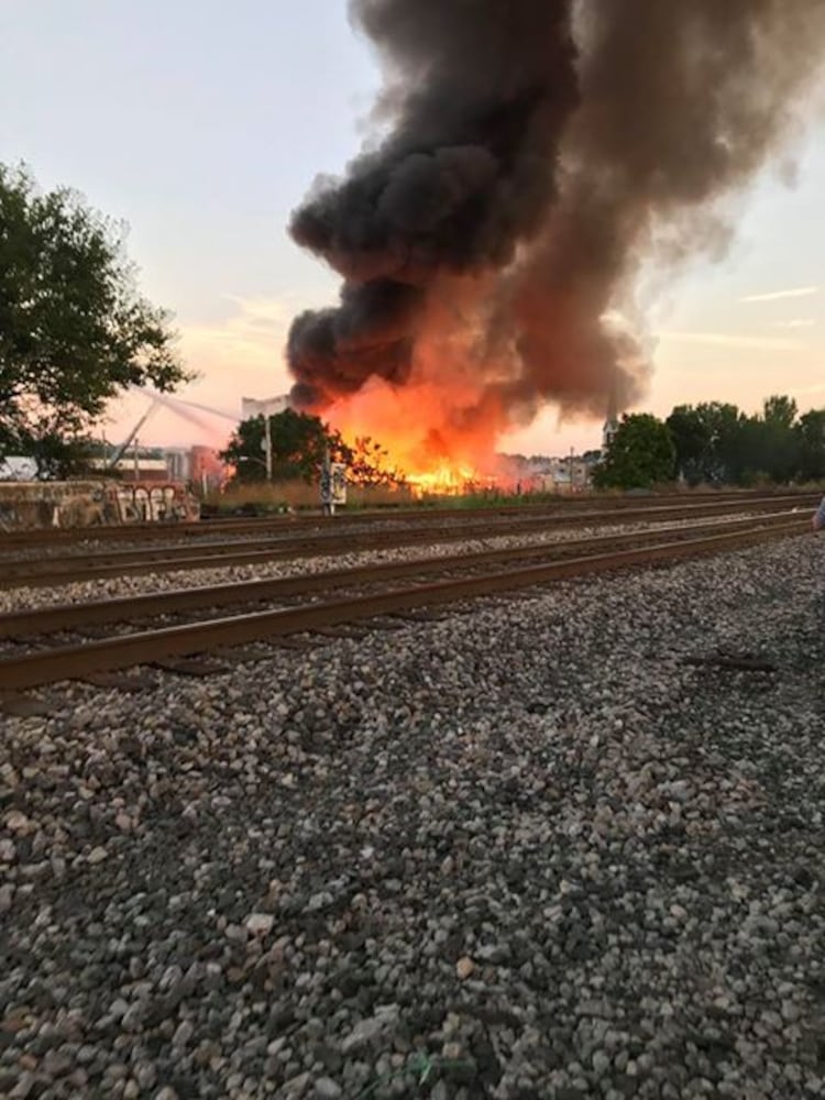 Downtown Dayton Fire