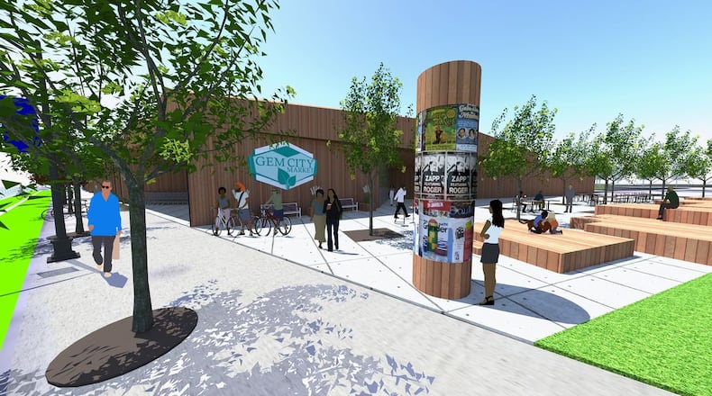 Rendering of Gem City Market. CONTRIBUTED