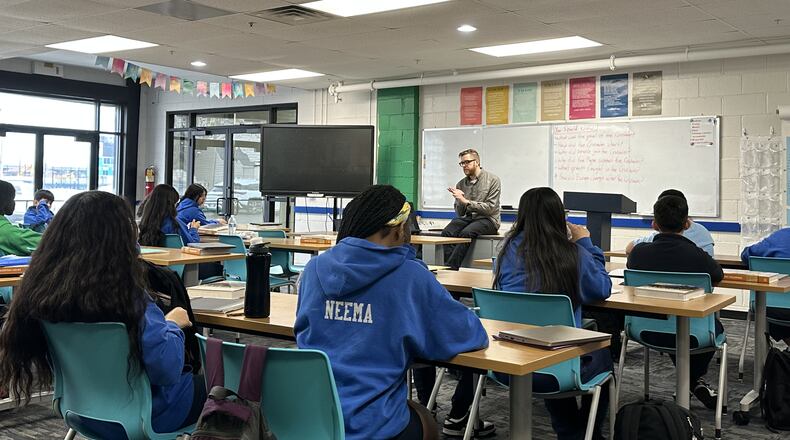 A future classroom at Chaminade Julienne High School that would be used for seventh and eighth grade students. CJ is adding middle school students to the school next school year. Contributed.