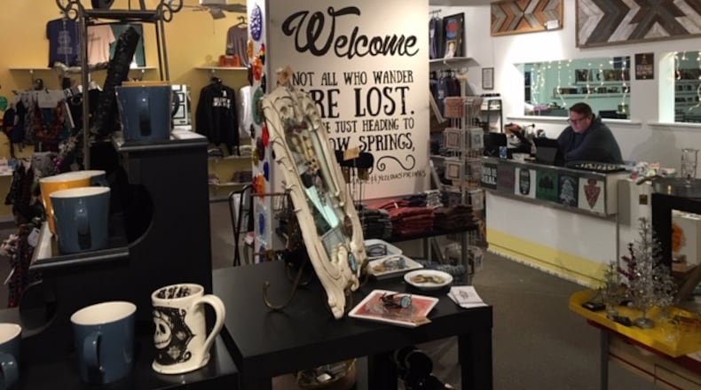 Urban Handmade in Yellow Springs carries work from more than 70 artists and makers specializing in jewelry, accessories, home decor, clothing, handbags, paper goods, bath and body, original art and more. ALEXIS LARSEN/CONTRIBUTED