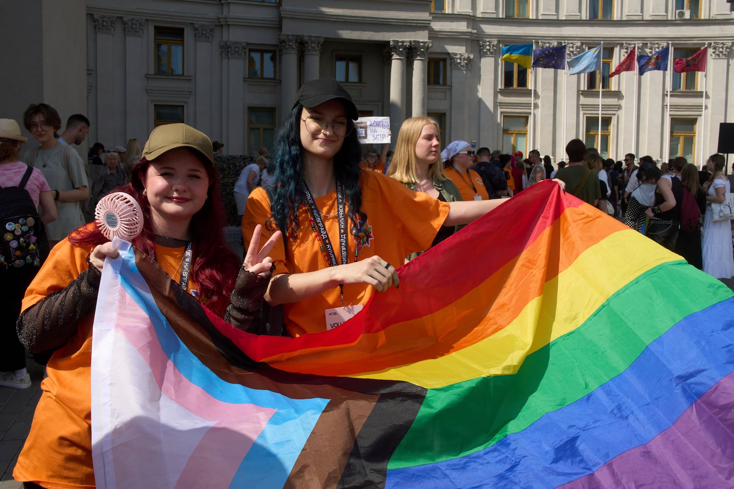 Russia Ukraine War Pride Rally