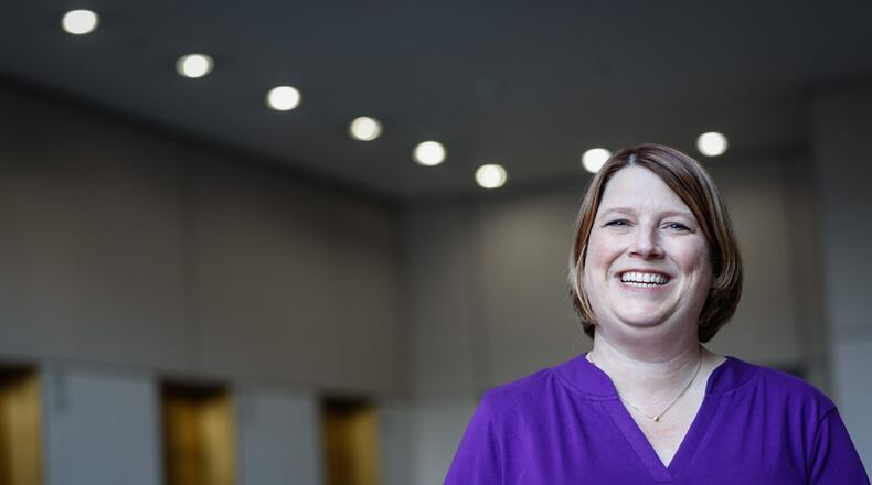Dayna Ritchey, program director with the Alzheimer's Association Greater Cincinnati and Miami Valley chapters. JIM NOELKER/STAFF