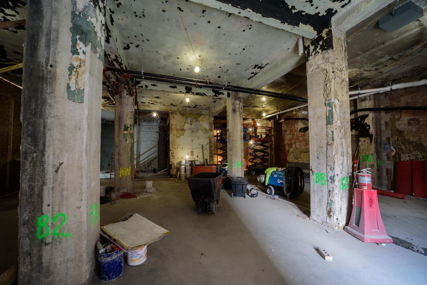 PHOTOS: Dayton Arcade recovery continues, first floor slab completed and windows restored