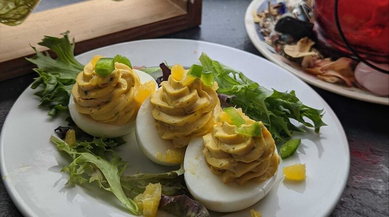 Since opening in 2013, deviled eggs have been a staple at Lily’s Dayton, located in the Oregon District (CONTRIBUTED PHOTO).