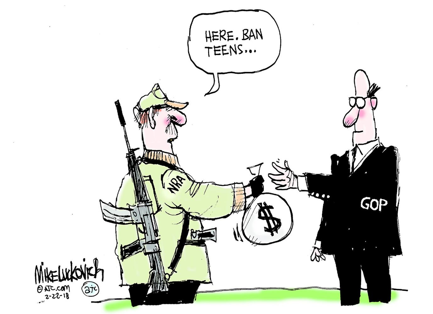Week in cartoons: The NRA, arming teachers and more