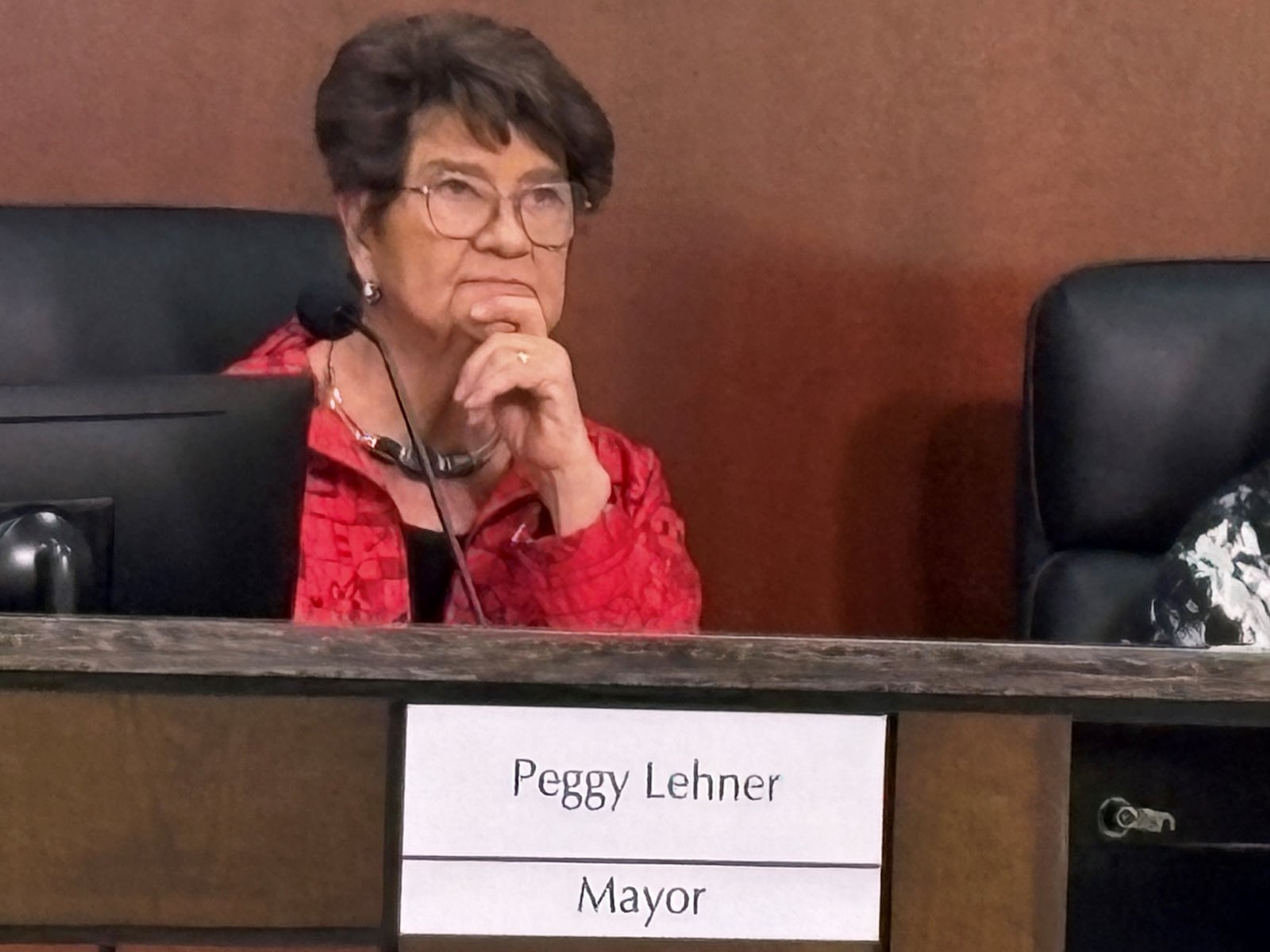 Kettering Mayor Peggy Lehner presided over her final council meeting Tuesday, Dec. 9, 2025, marking the end of nearly 30 years of public service at the municipal and state level. JEN BALDUF/STAFF