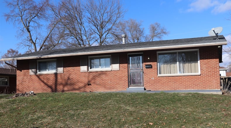 Listed for $120,000, the brick ranch at 4651 Hedgewood Drive has about 1,242 square feet of living space on a full basement. CONTRIBUTED BY KATHY TYLER