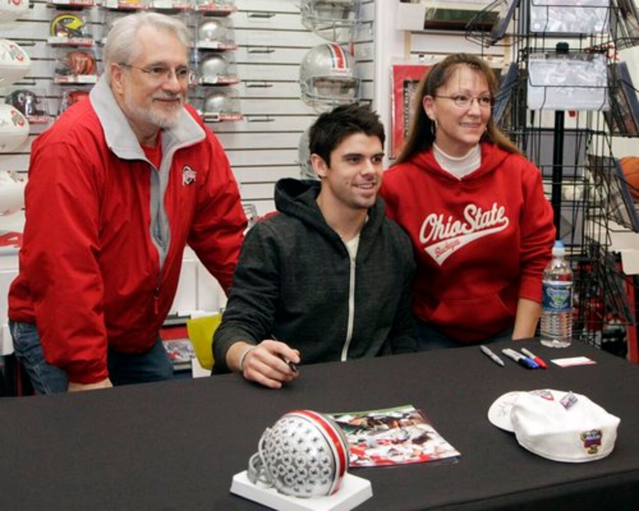 OSU's Dane Sanzenbacher signs autographs