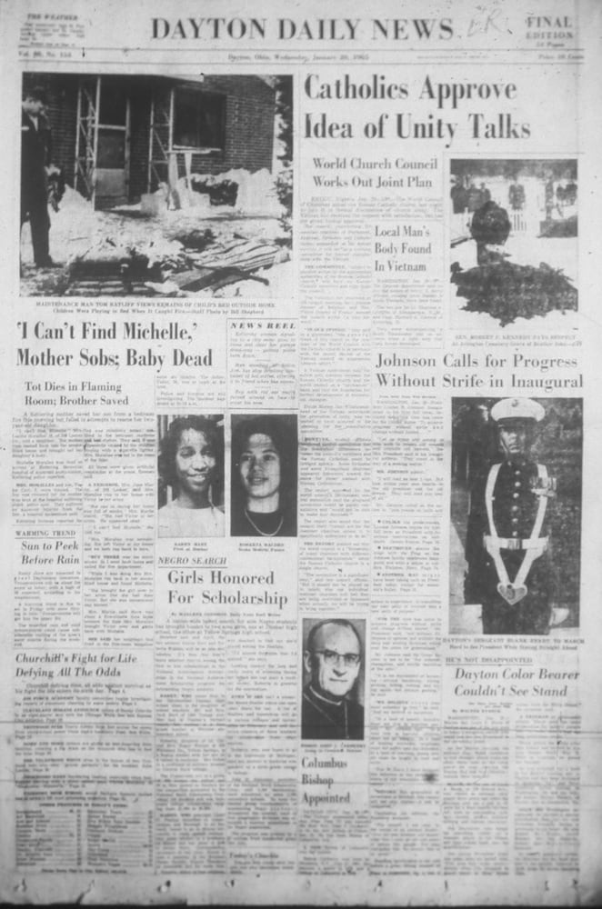 Presidential inauguration newspaper