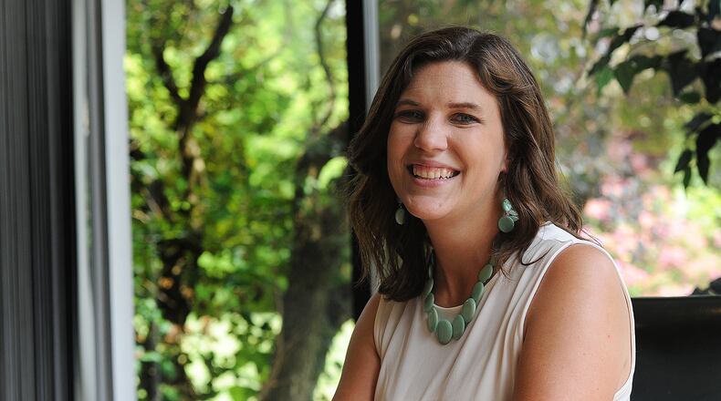 Community Gem Angie Clifford, is the Executive Director of the Northmont Area Chamber of Commerce and Comminity Engagement Coordinator at Northmont City Schools. MARSHALL GORBY\STAFF