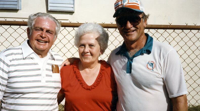 Thomas and Agnes Archdeacon with Don Shula. CONTRIBUTED