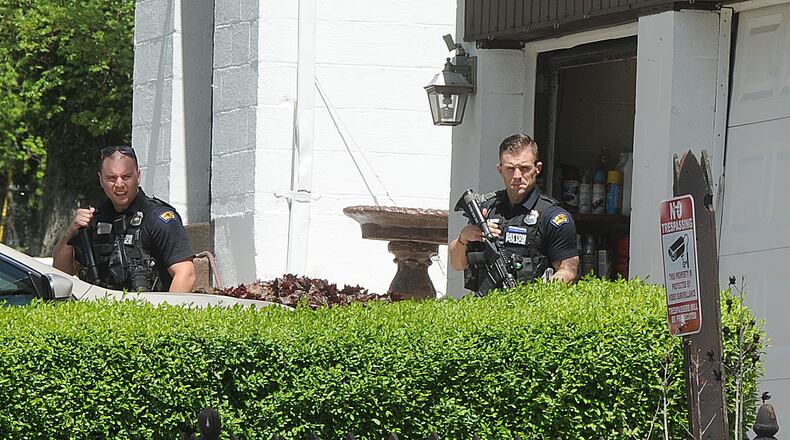 Dayton police are investigating a shooting after one person suffered non-life-threatening injuries in the 2900 block of Moraine Avenue on Friday, April 30, 2021. MARSHALL GORBY\STAFF