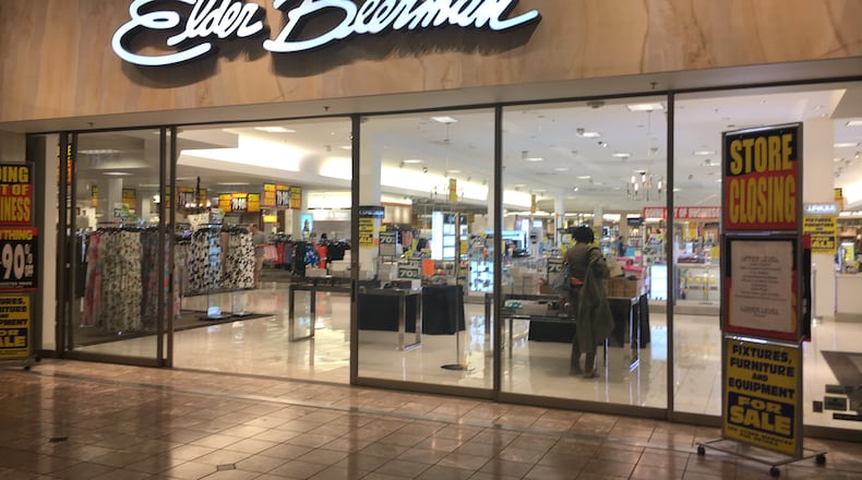The Elder-Beerman at the Mall at Fairfield Commons is expected to stay open through Wednesday. STAFF PHOTO / Holly Shively»