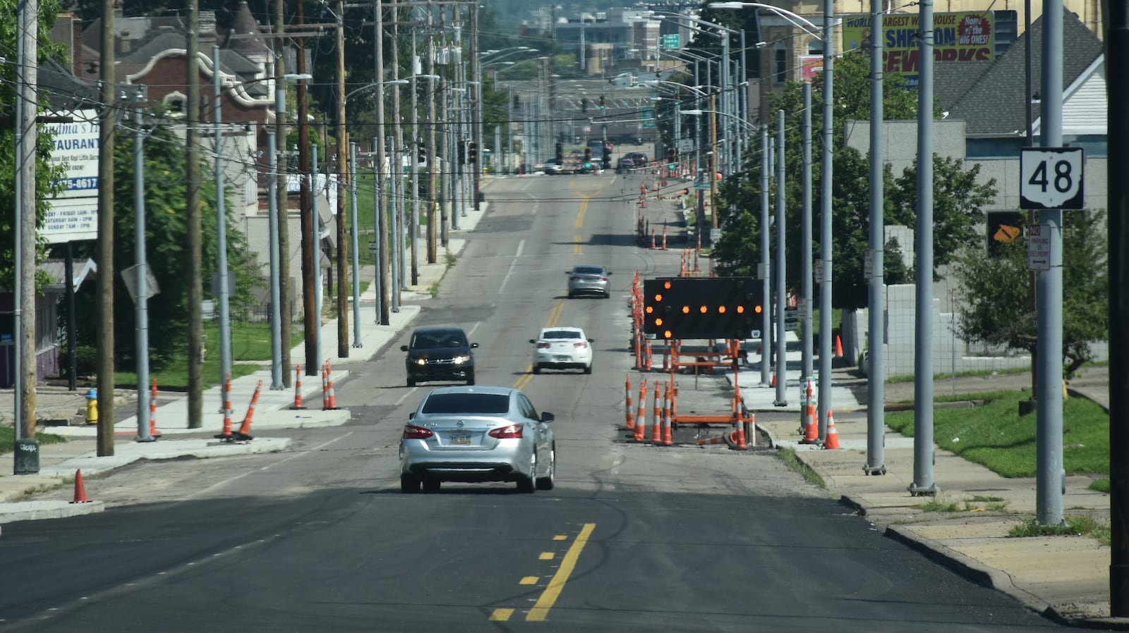 North Main Street in Dayton on July 22, 2025. CORNELIUS FROLIK / STAFF