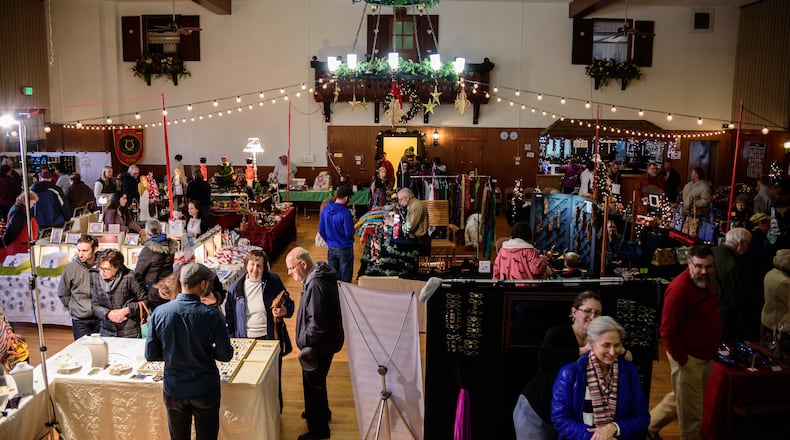 The Christkindlmarkt is an annual German Bazaar hosted by the Dayton Liederkranz-Turner German Club in downtown Dayton. This year’s bazaar was a two-day event held at the Liederkranz building, 1400 E. Fifth St., on Saturday, Dec. 8 and Sunday, Dec. 9. TOM GILLIAM / CONTRIBUTING PHOTOGRAPHER