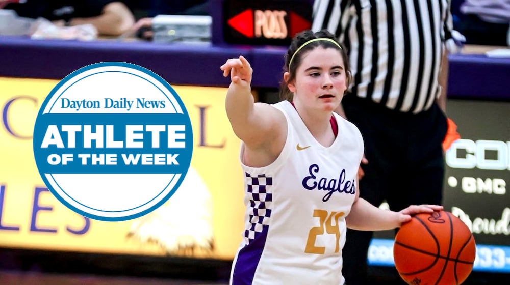 Eaton junior Autumn Gillenwater is the Dayton Daily News Athlete of the Week for her performance during the week of Feb. 16-22. CONTRIBUTED