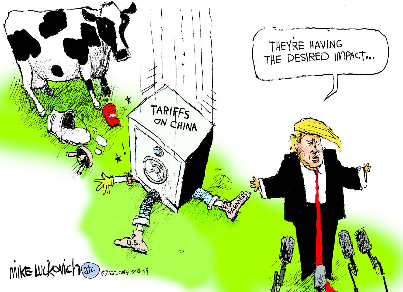 Week in cartoons: Abortion restrictions, trade wars and more