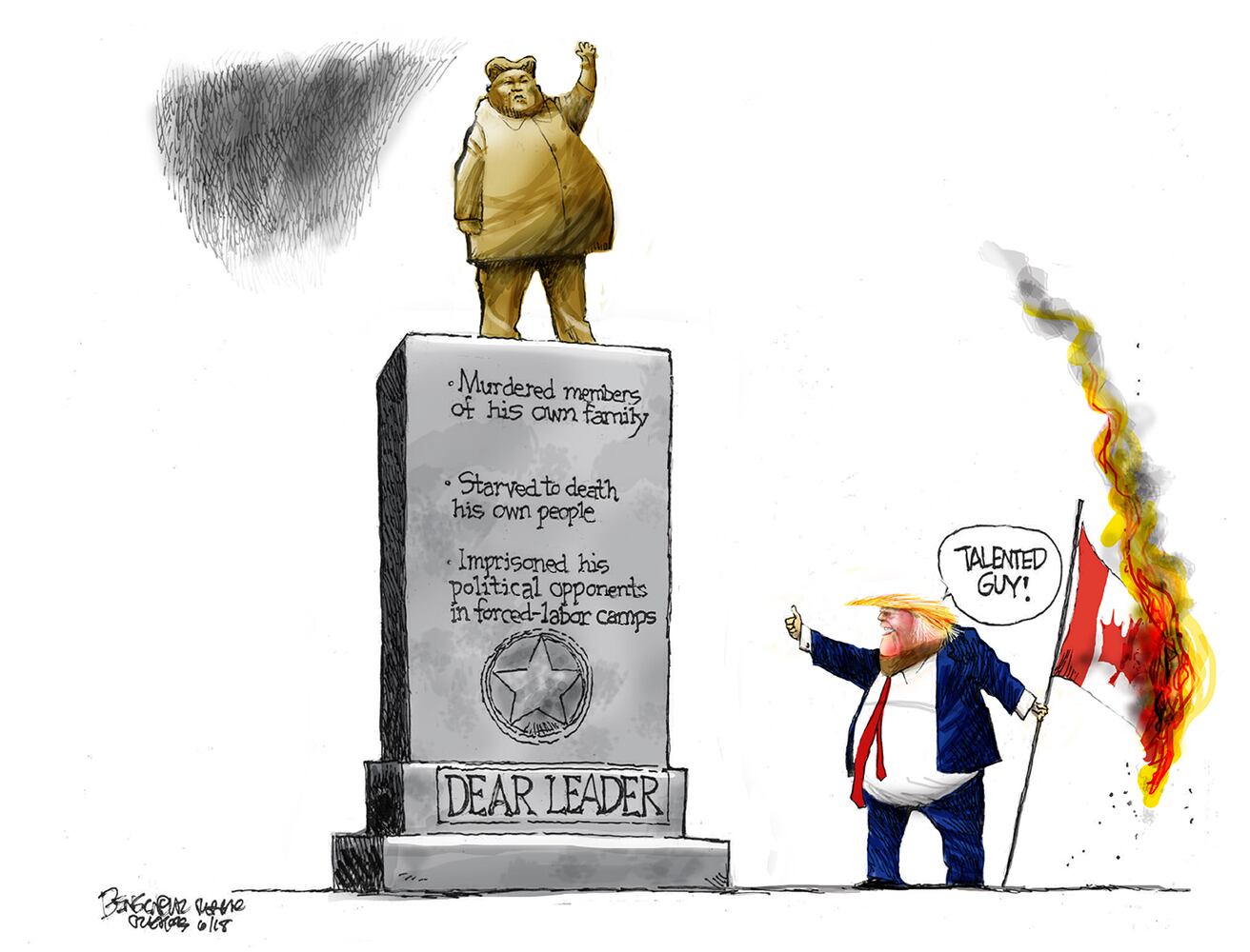 Week in cartoons: The Trump - Kim Summit and more