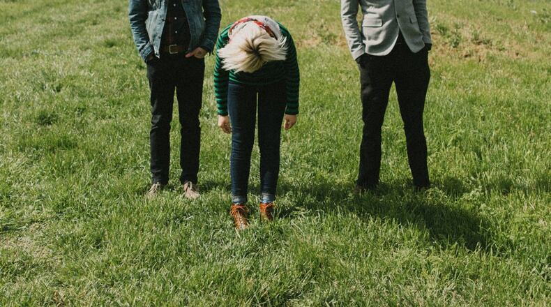 Starving in the Belly of the Whale, (left to right) Ricky Terrell, Lacey Terrell and Scott Loy, celebrate the release of the new album, “Conversation(s),” at Cloverdale in Dayton on Saturday, Dec. 17. CONTRIBUTED