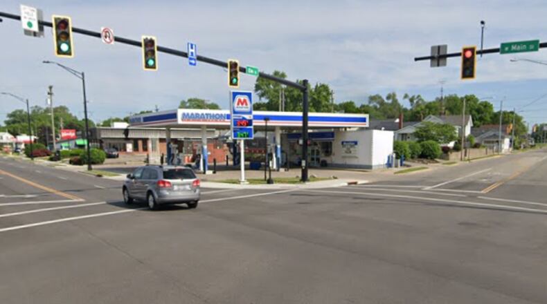 The Marathon gas station at West Main and Elm streets in Troy. CONTRIBUTED