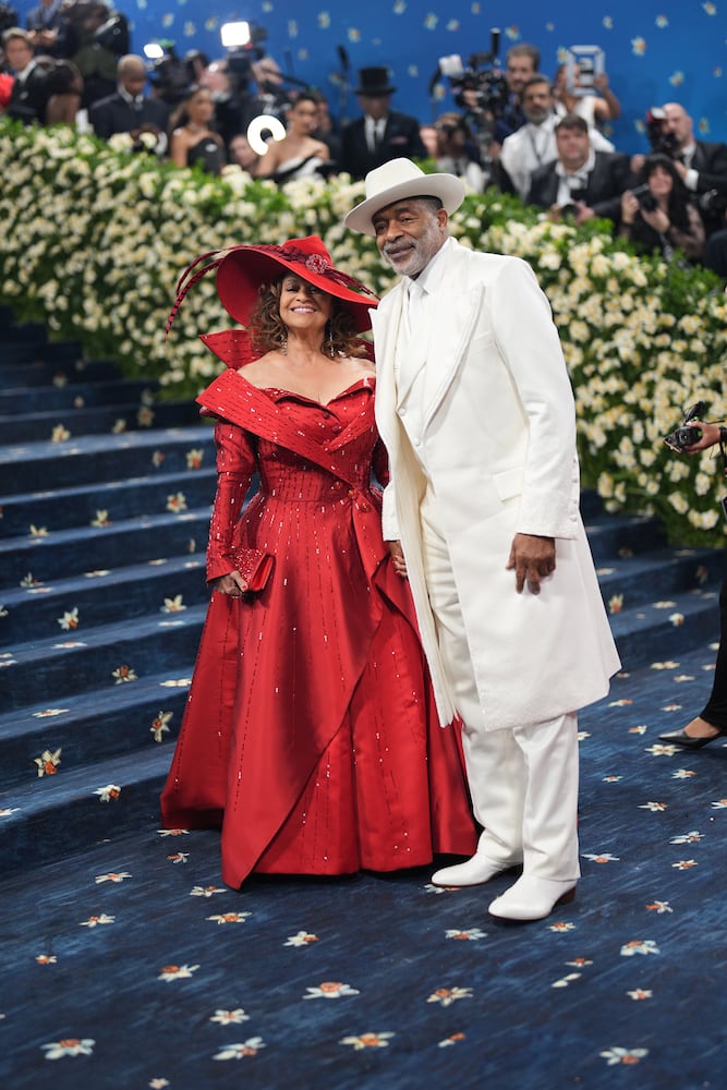 Debbie Allen and Norm Nixon at the Metropolitan Museum of Art's Costume Institute benefit gala in New York, May 5, 2025. (Amir Hamja/The New York Times)