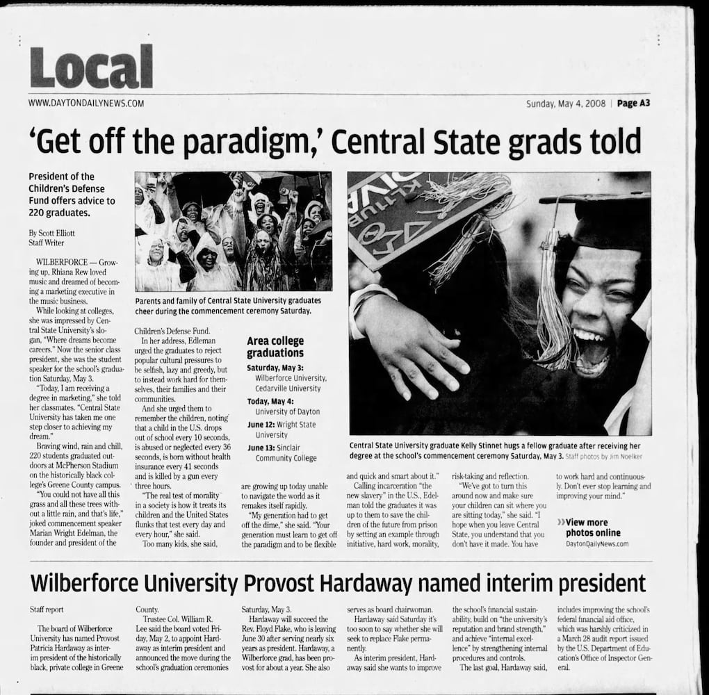 Graduation pages