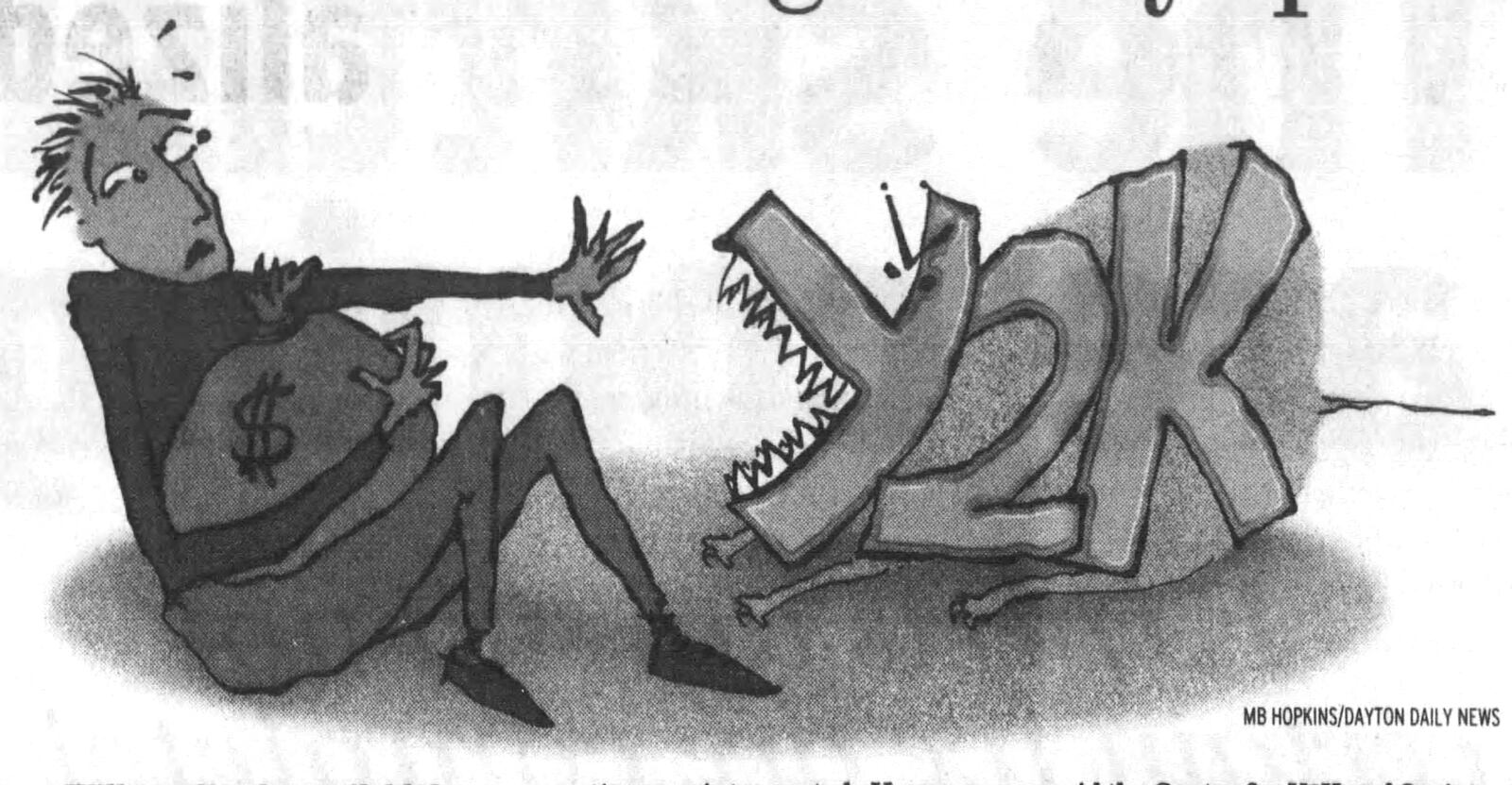 A Y2K illustration by MD Hopkins. DAYTON DAILY NEWS ARCHIVES