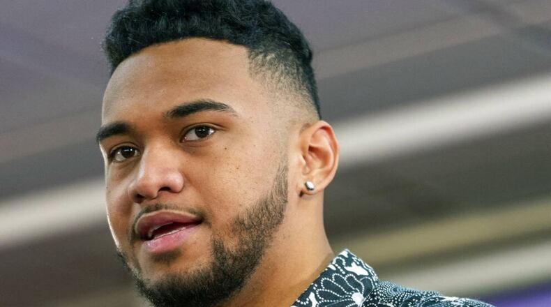 Former Alabama quarterback Tua Tagovailoa's happiness at being chosen No. 5 in the NFL draft got even sweeter when a bakery created a cake in his honor.