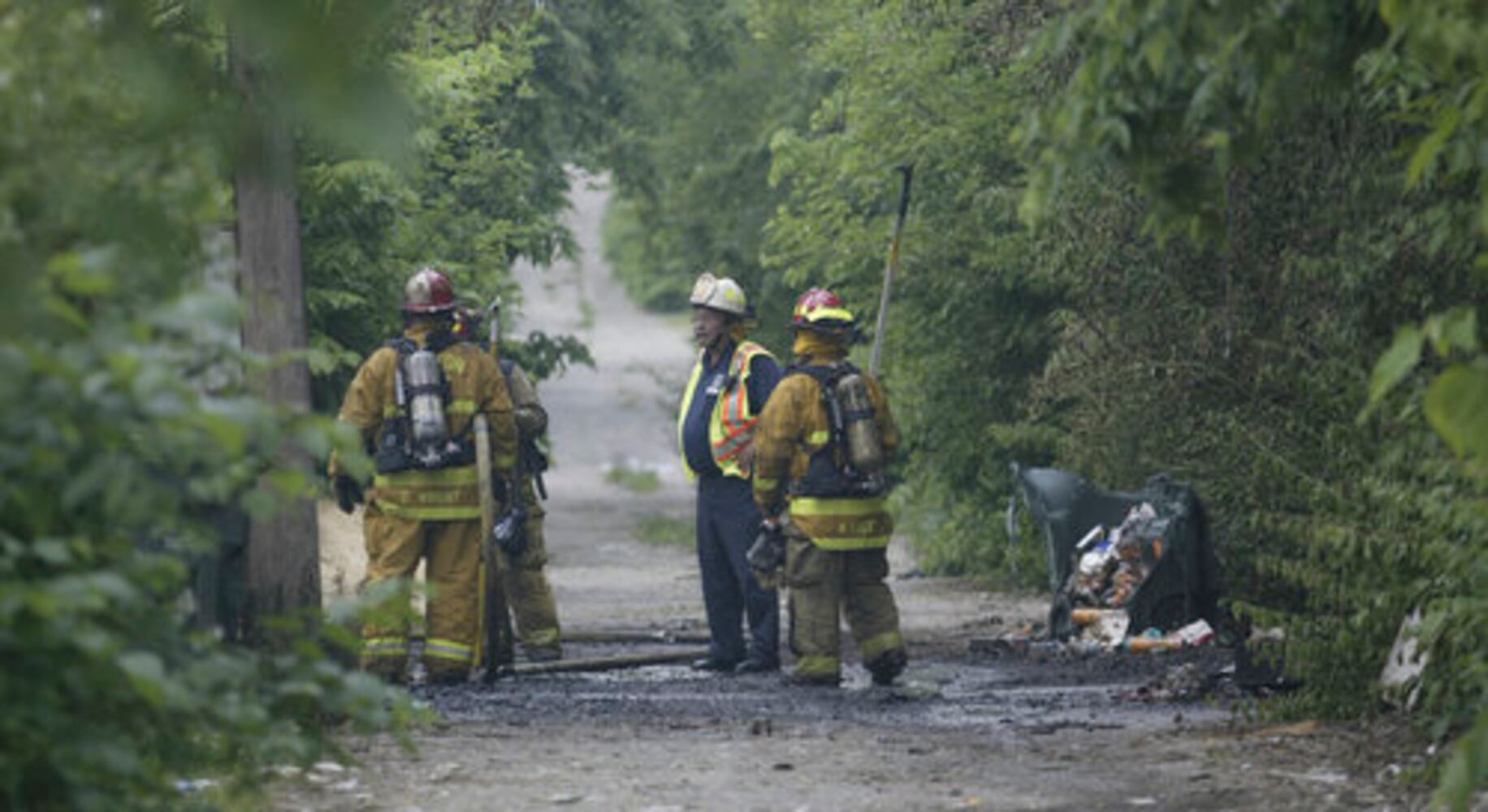 Fire at multi-family home