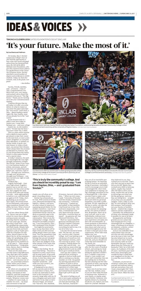 Graduation pages