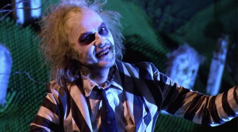 "Beetlejuice" is among the Halloween-themed movies screening at Dayton Convention Center this month. FILE
