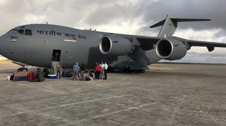The Air Force Life Cycle Management Center delivered the last available C-17 to the Indian Air Force Aug. 22. (Courtesy photo)
