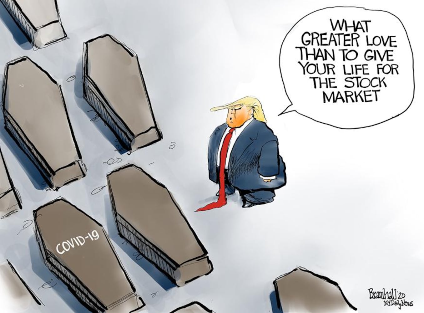 Week in cartoons: Surgical mask shortage, the economy and more