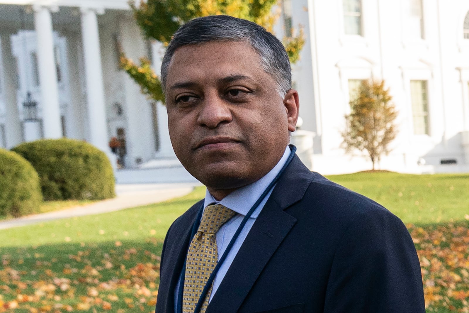 FILE - Dr. Rahul Gupta, the former director of the White House Office of National Drug Control Policy, is shown at the White House in Washington, on Nov. 18, 2021. (AP Photo/Alex Brandon, File)