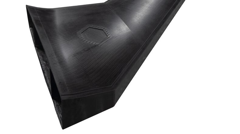 A test aimed to compare the structural strength and stiffness of the fuselage and wings built using novel manufacturing processes versus a traditional aerospace materials and manufacturing processes approach as applied to the same air vehicle design. CONTRIBUTED PHOTO