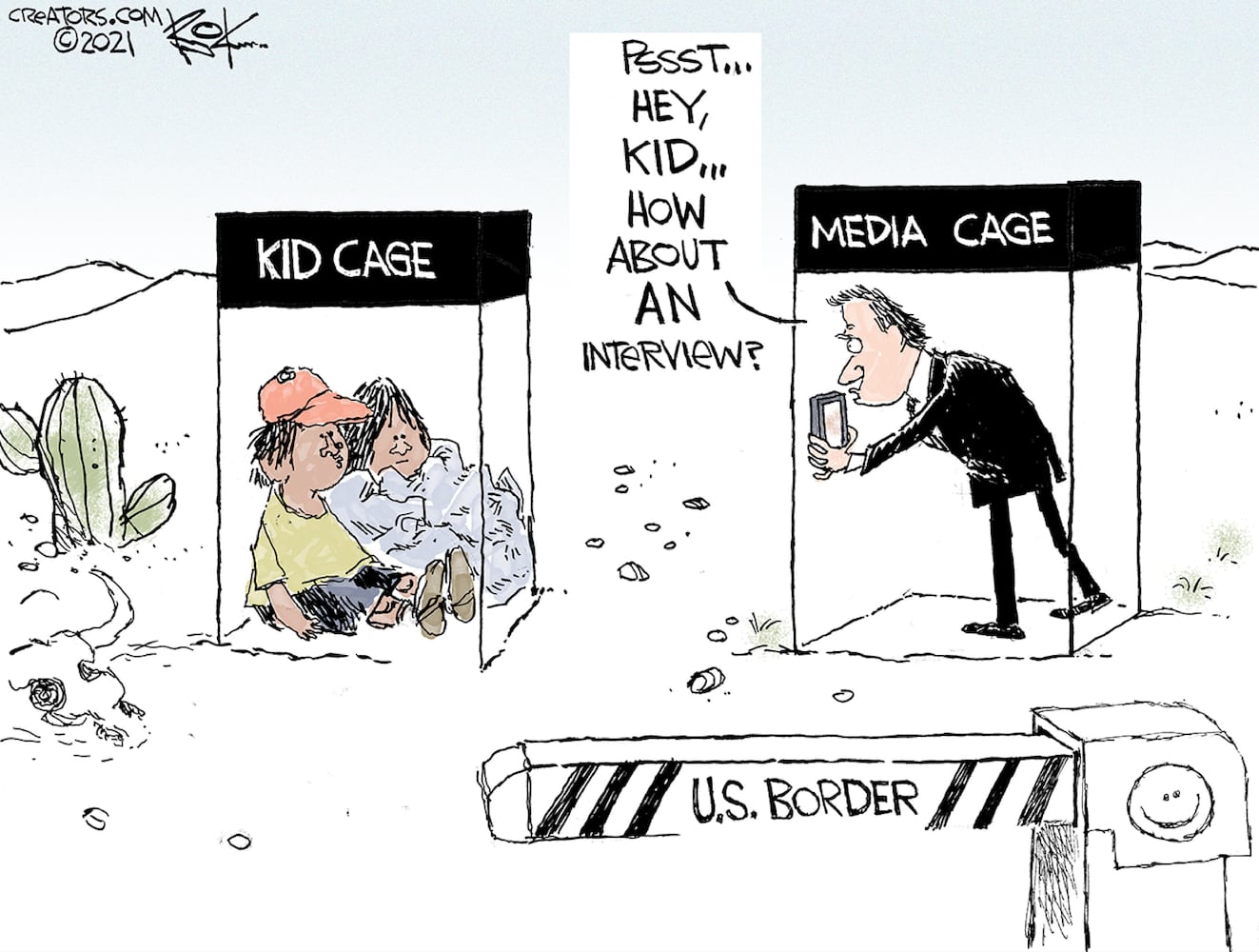 Week in cartoons: Gun control, infrastructure plan and more