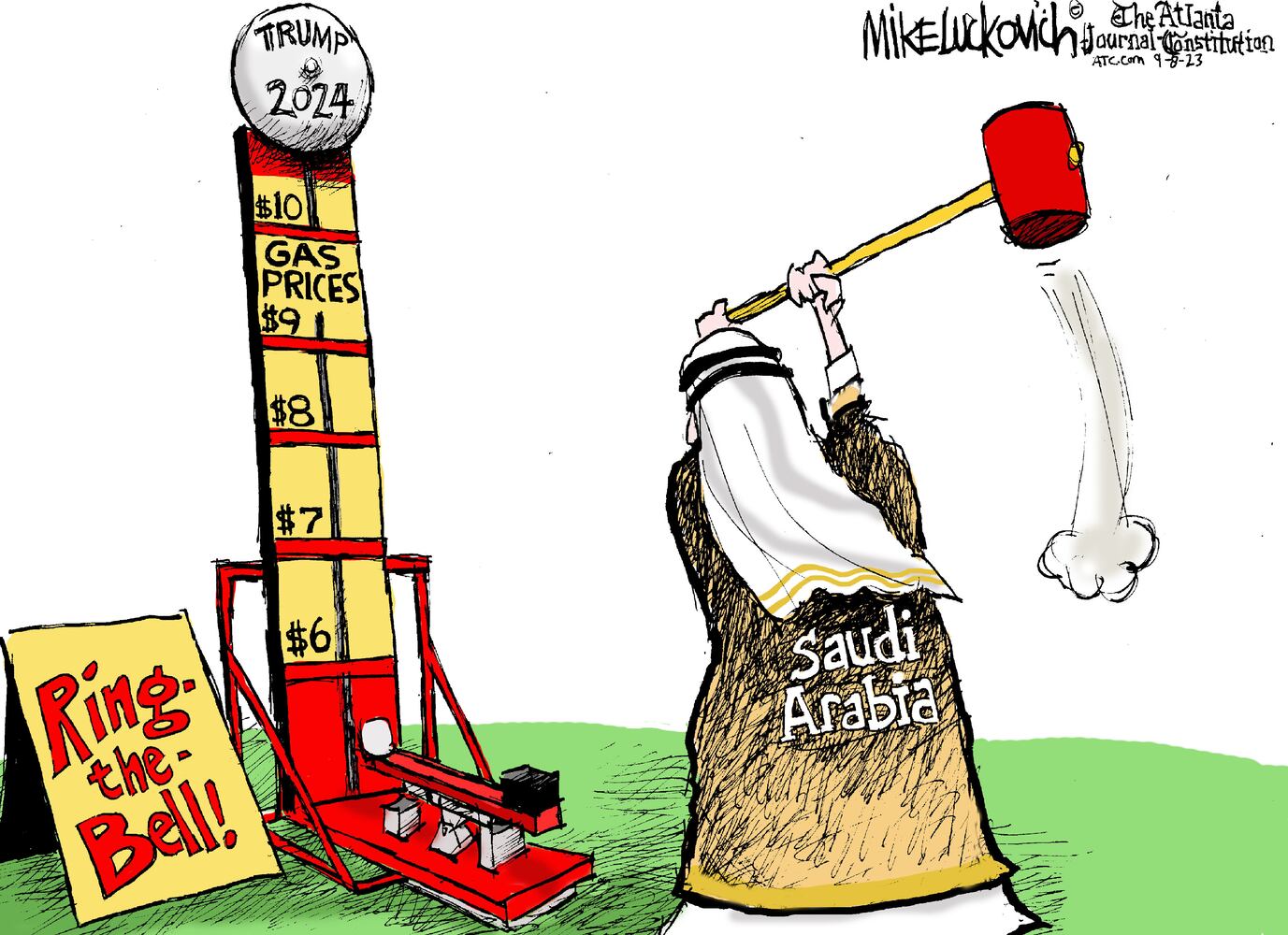 CARTOONS: Mike Luckovich, Sept. 10, 2023