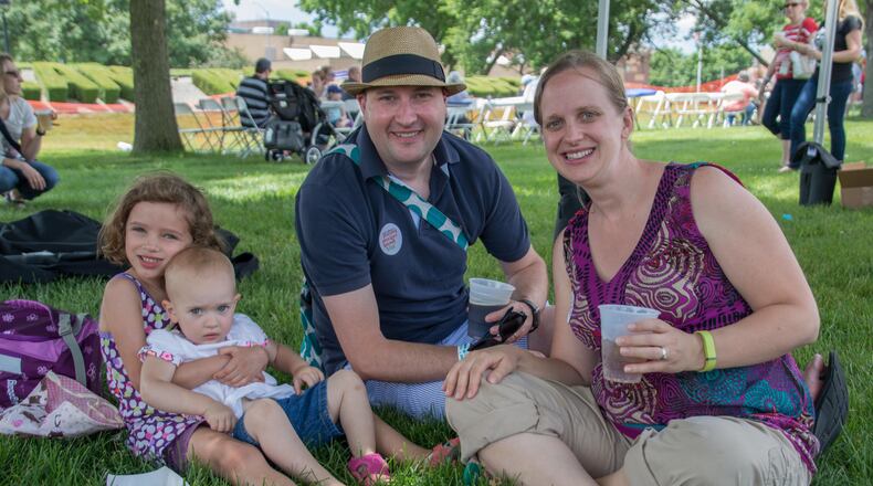 Members and non-members of the Dayton Jewish community celebrated an afternoon of traditions, faith, food, drinks and entertainment at Temple Israel, 130 Riverside Drive, Dayton, on Sunday, June 5. (TOM GILLIAM/CONTRIBUTED)