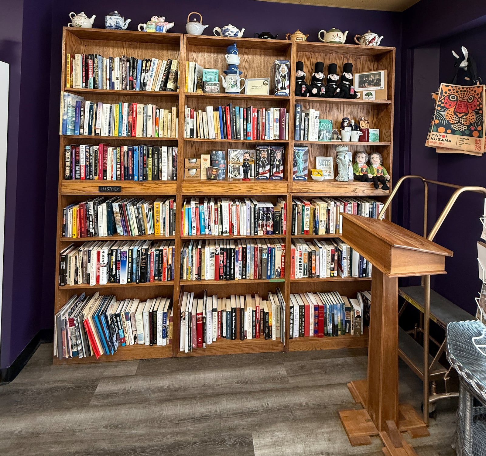 The history section of the Rabbit Hole Books in Dayton. CONTRIBUTED