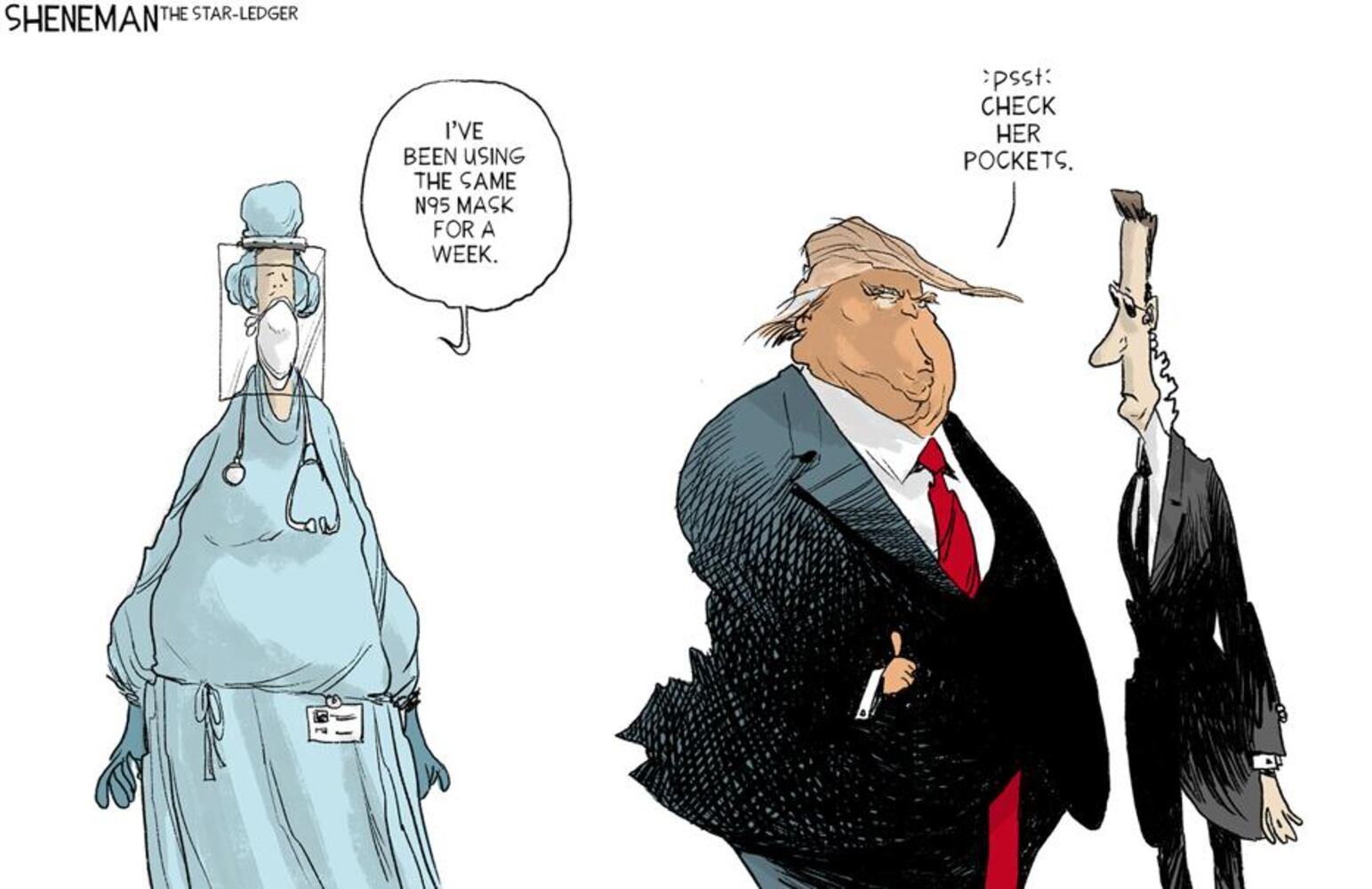Week in cartoons: Stimulus checks, staying home and more