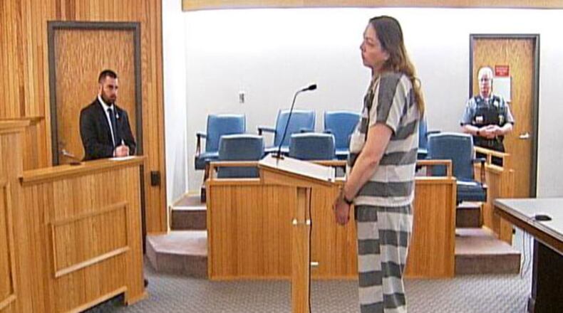 Melinda Sturgill faces charges in the Clark County Municipal Court for allegedly taking part in a robbery on March 29. JEFF GUERINI/STAFF